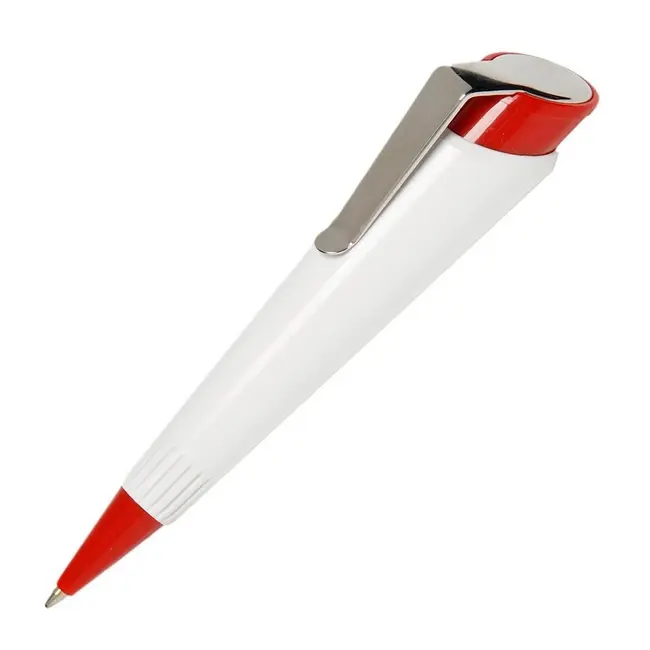 Ручка 'Volcano' пластикова Белый Серебристый Красный 1015-01