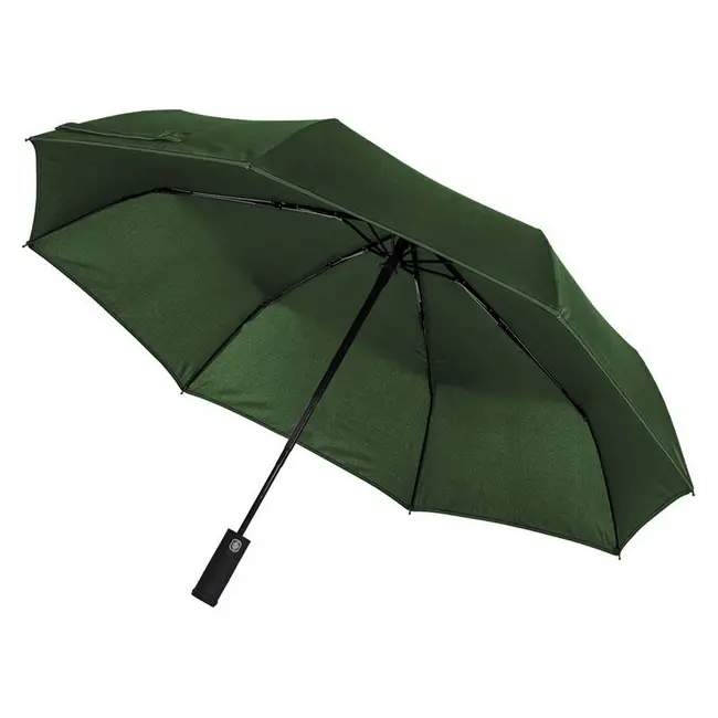 Зонт складной с подсветкой автомат Черный Темно-зеленый 12147-05