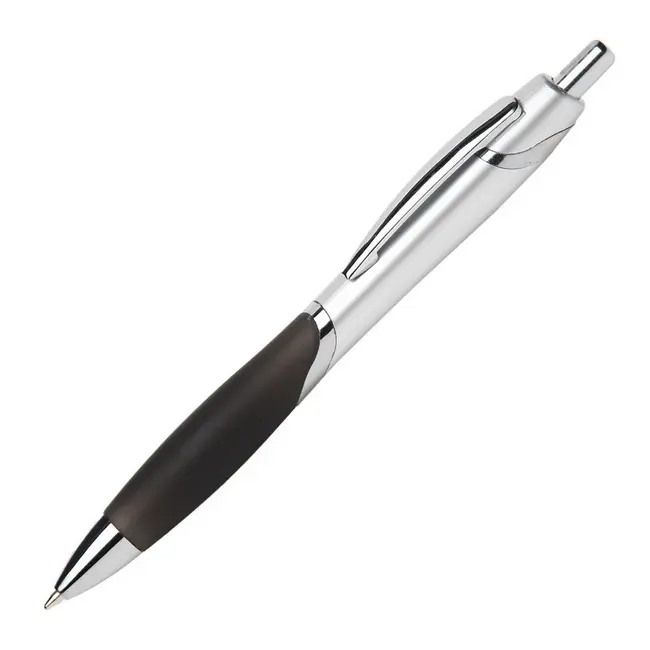Ручка пластиковая Черный Серебристый 1366-03
