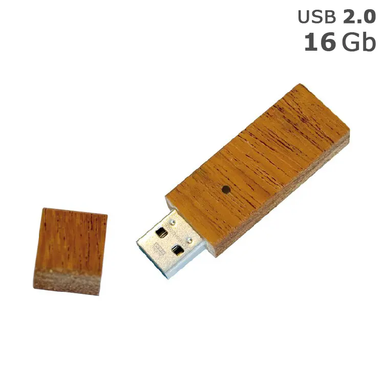 Флешка 'GoodRAM' 'ECO' 16 Gb USB 2.0 Древесный 4473-01