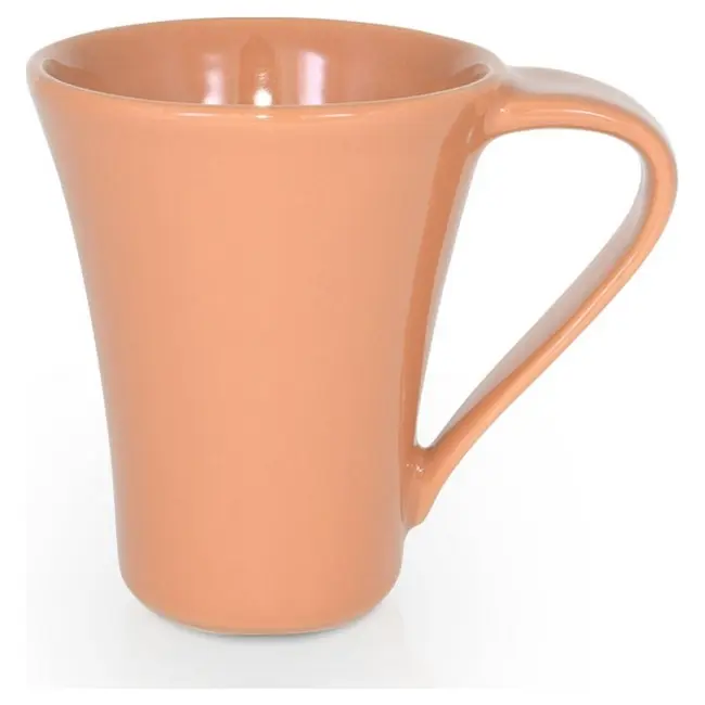 Чашка керамічна Flores 250 мл Оранжевый 1758-12