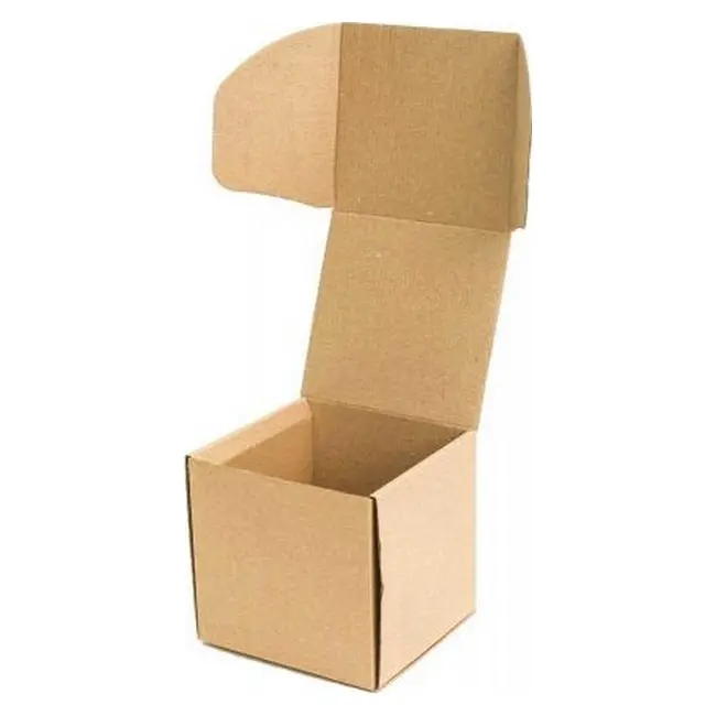 Коробка картонна Самозбірна 140х140х140 мм бура Коричневый 13855-01