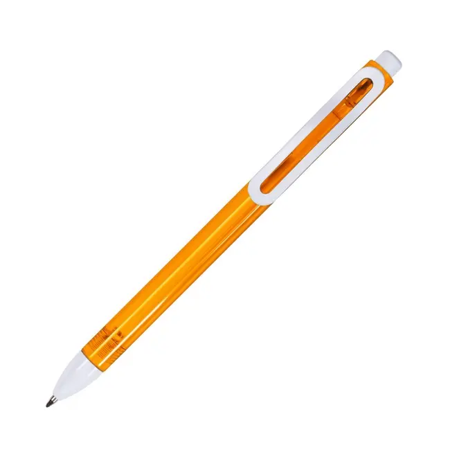 Ручка пластиковая Оранжевый Белый 7283-06