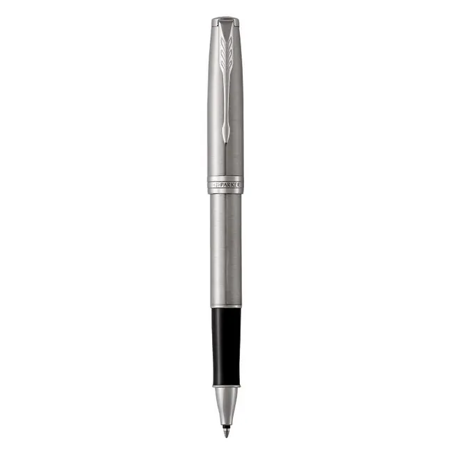 Ручка ролер 'Parker' SONNET 17 Stainless Steel CT RB Серебристый Черный 9985-01