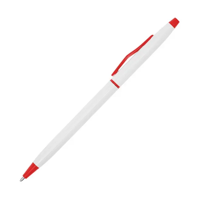 Ручка металлическая Белый Красный 7315-02