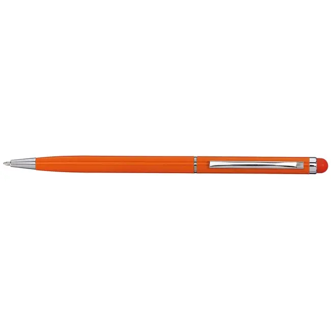 Ручка стилус металлическая Оранжевый Серебристый 2759-05