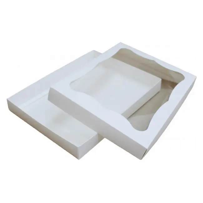 Коробка картонна Самозбірна 320х240х40 мм біла Белый 13954-02