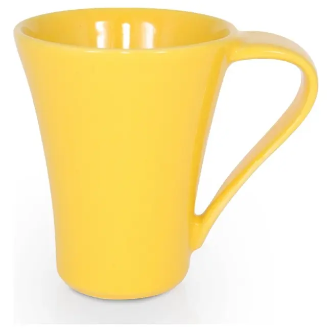 Чашка керамічна Flores 250 мл Желтый 1758-17