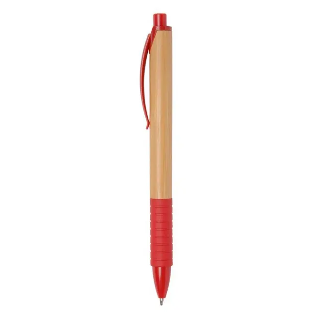Ручка бамбукова Коричневый Красный 13070-03