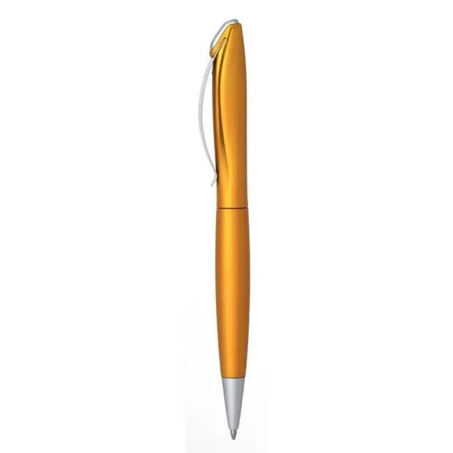 Ручка пластикова Серебристый Оранжевый 3813-01