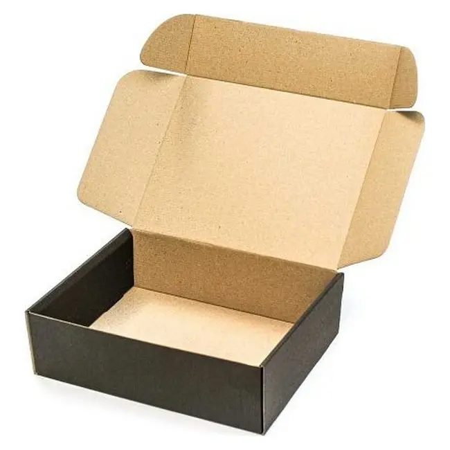 Коробка картонная Самосборная 300х240х90 мм черная Черный 13942-05