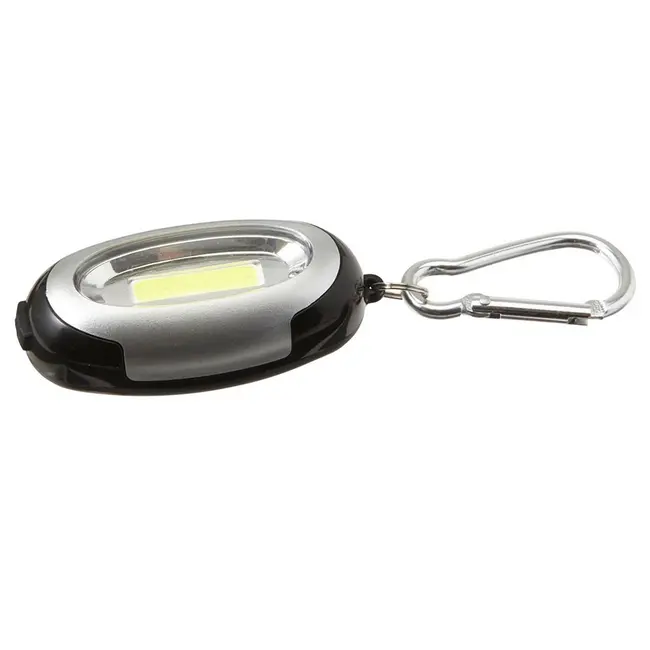 Брелок-фонарик LED Серебристый Черный 13166-04