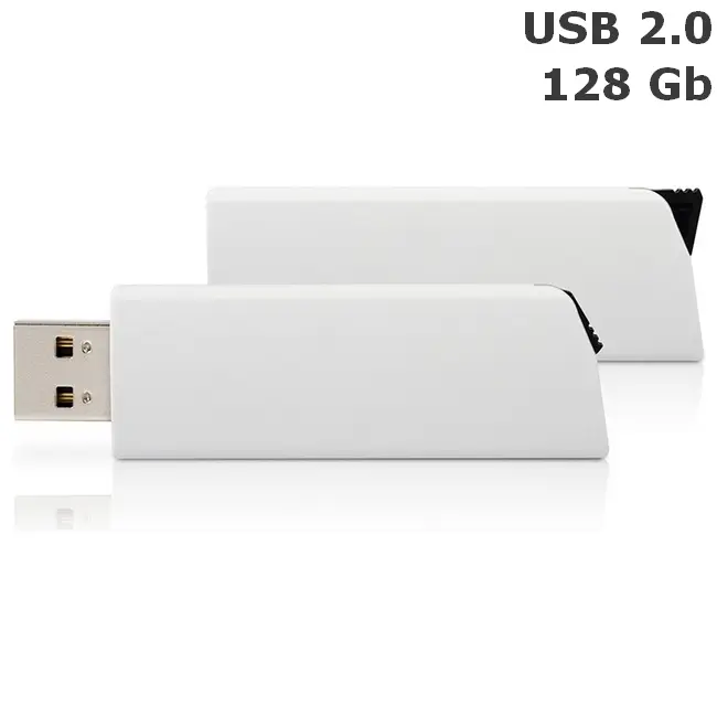 Флешка 'GoodRAM' 'CLICK' 128 Gb USB 2.0 белая Черный Белый 6320-01