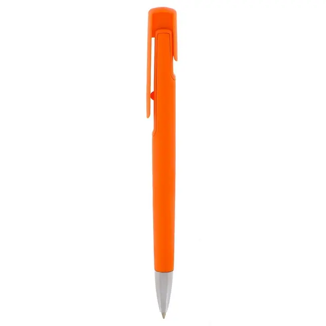 Ручка пластиковая Серебристый Оранжевый 1879-04