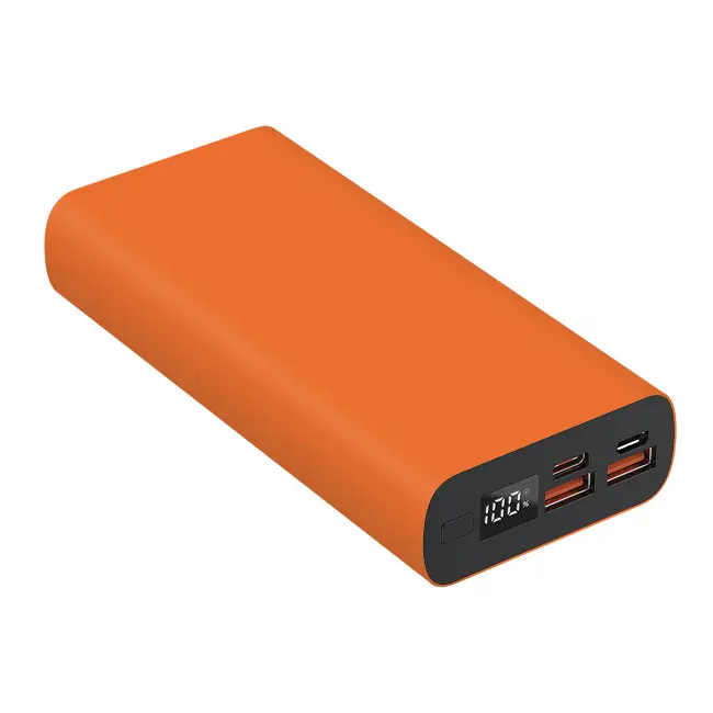 Универсальная мобильная батарея Powerbank 'Model B' matt 20000 mAh Черный Оранжевый 14758-56