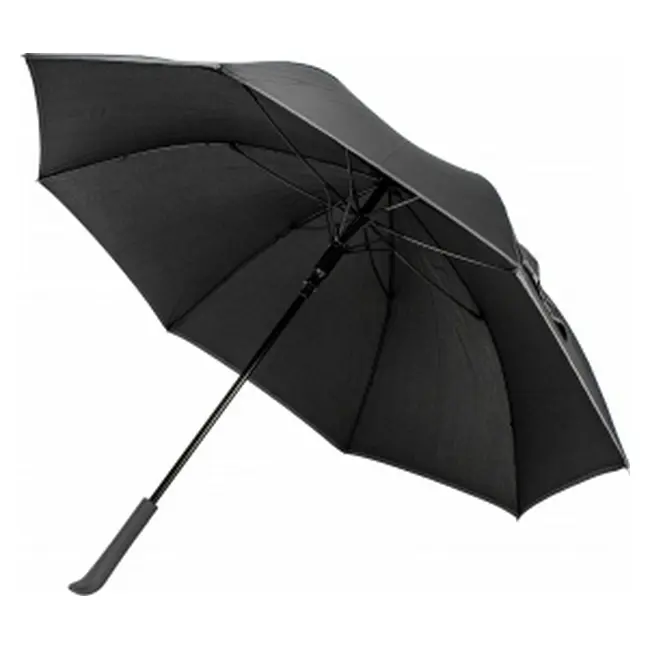 Зонт трость Черный Серый 12632-05