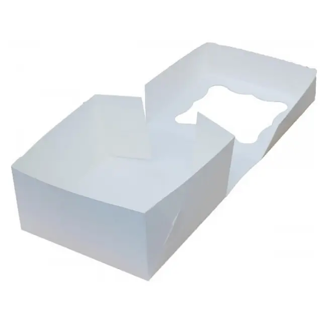 Коробка картонна Самозбірна 170х170х90 мм біла Белый 13878-01