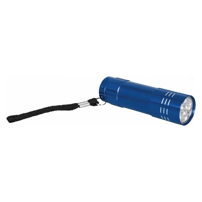 Ліхтарик 9 LED Синий Серебристый 8714-02