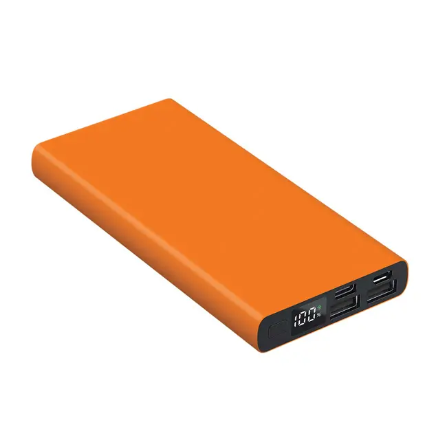 Універсальна мобільна батарея Powerbank 'Model A' 10000 mAh Оранжевый Черный 5482-24