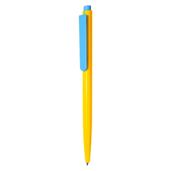 Ручка 'Uson' пластиковая Желтый Голубой 7006-22