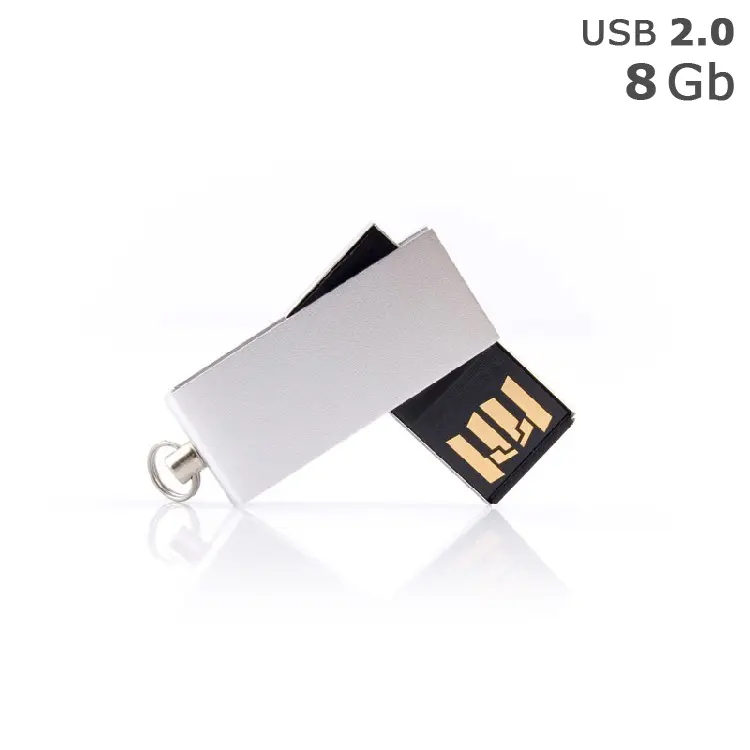 Флешка 'GoodRAM' 'CUBE' 8 Gb USB 2.0 срібляста Серебристый 4223-06
