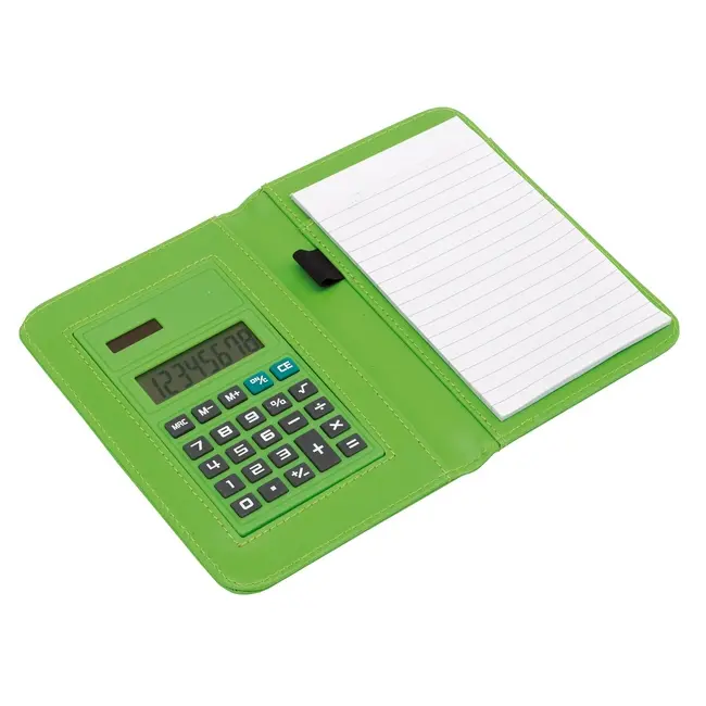 Блокнот з калькулятором Зеленый 2843-07