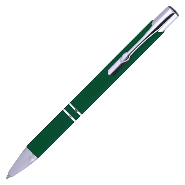 Ручка металлическая Серебристый Зеленый 10061-06
