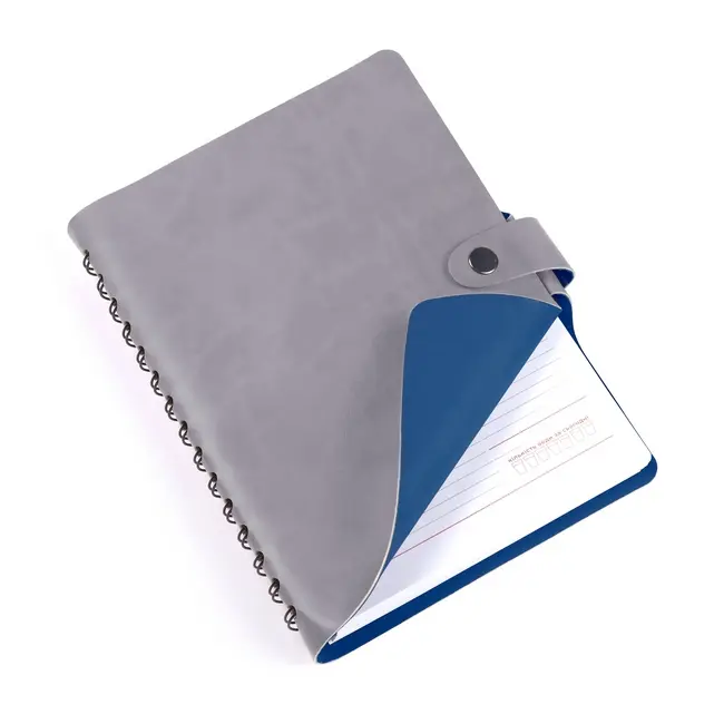 Щоденник недатований А5 'Twiddle' Vivella cірий - синій 140 аркушів Синий Серый 14019-12