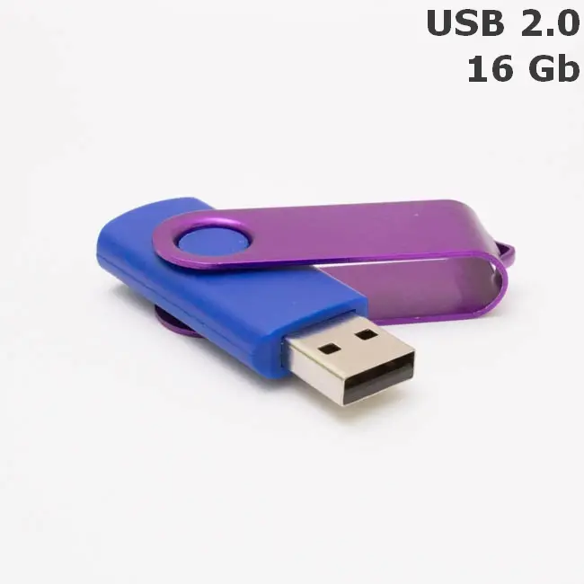 Флешка 'Twister' 16 Gb USB 2.0 Синий Фиолетовый 3675-127
