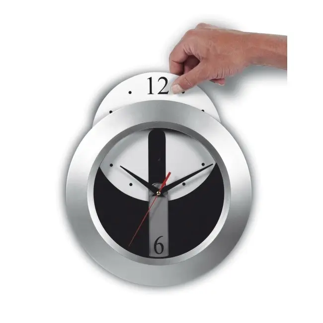 Настінний годинник змінний циферблат Белый Серебристый Черный Красный 6521-01