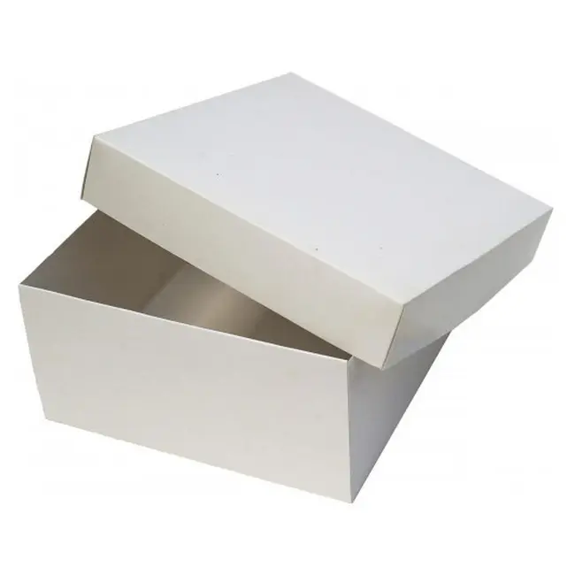 Коробка картонна Самозбірна 200х200х100 мм біла Белый 13896-01