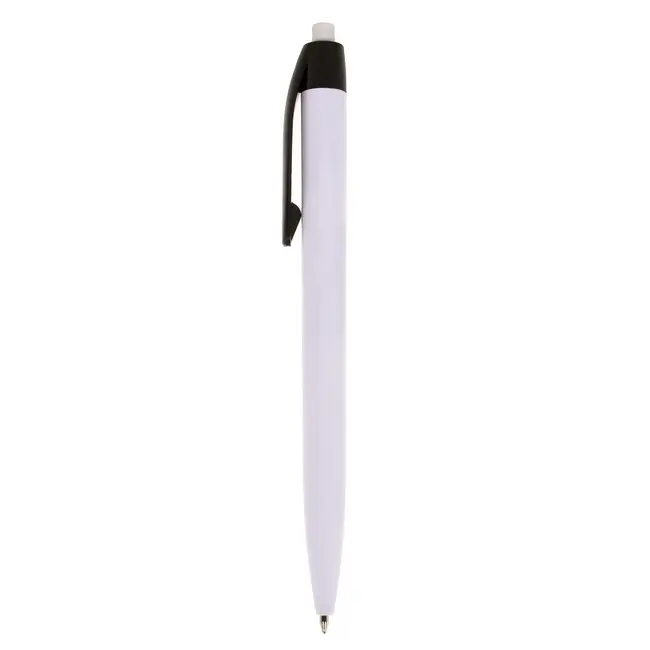 Ручка пластикова Белый Черный 1887-01