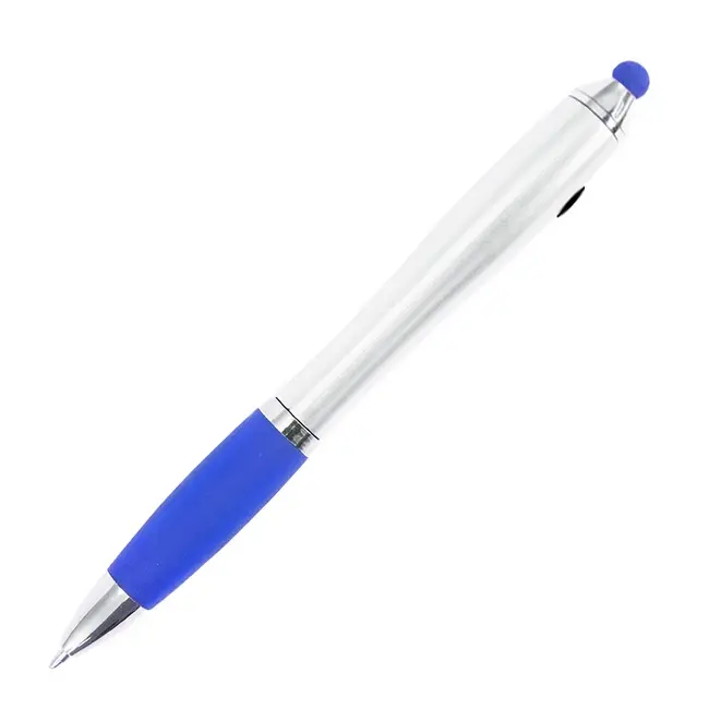 Ручка кулькова Синий Серебристый 12096-02