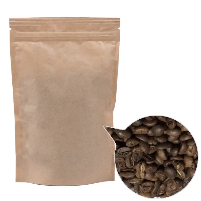 Кофе зерно '100% Арабика Бурунди' ДП130х200 крафт 200г