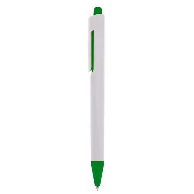 Ручка пластикова Белый Зеленый 1890-03