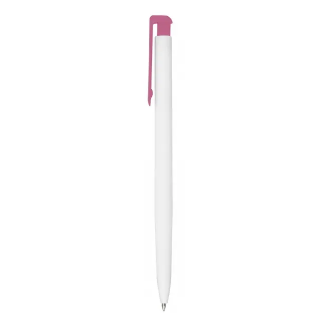 Ручка пластиковая Белый Розовый 8702-02
