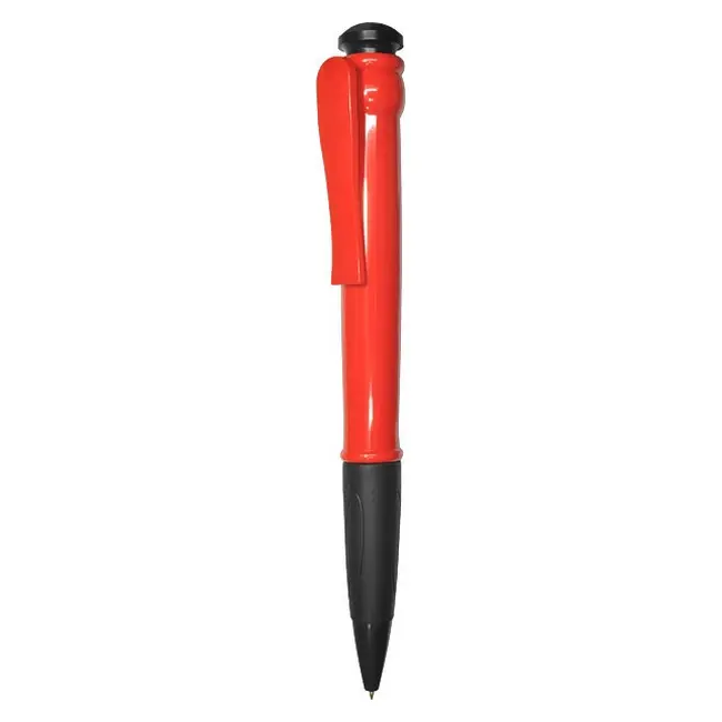 Ручка пластикова Красный Черный 3858-02