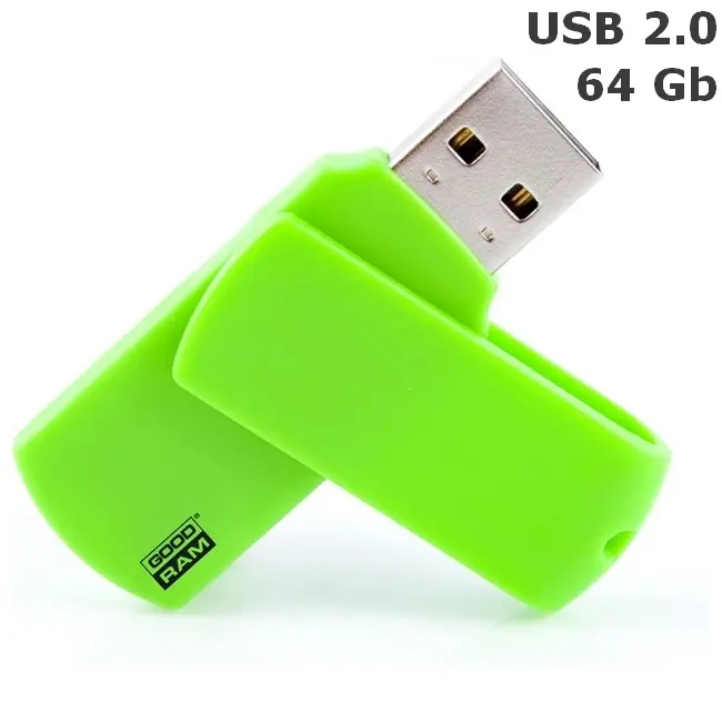 Флешка 'GoodRAM' 'COLOUR' 64 Gb USB 2.0 зеленая Зеленый 6326-04