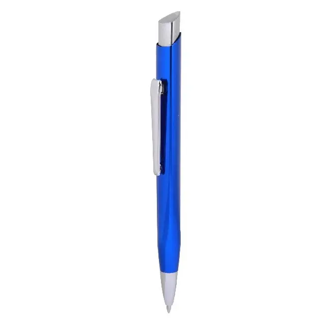 Ручка металева Серебристый Синий 5217-04