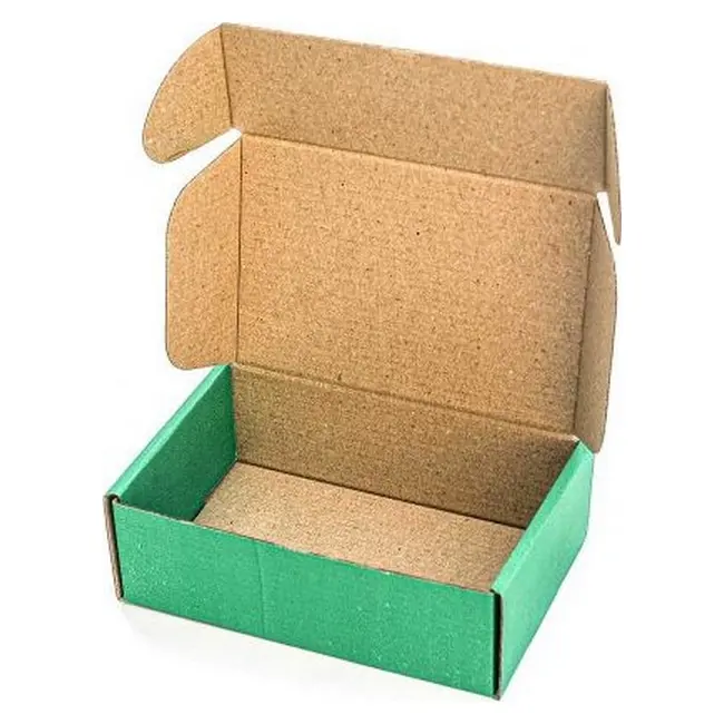 Коробка картонная Самосборная 150х100х50 мм зеленая