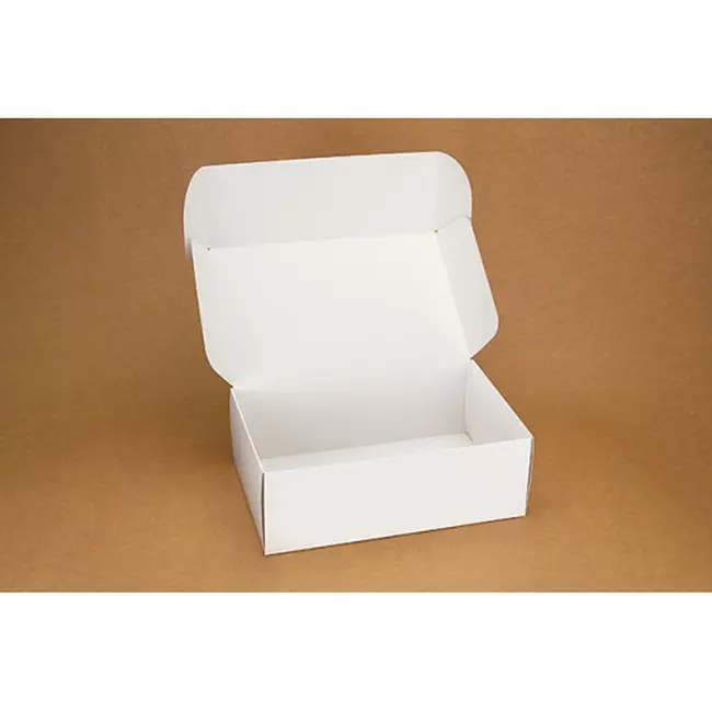 Коробка картонная Самосборная 280х180х100 мм белая Белый 13934-02