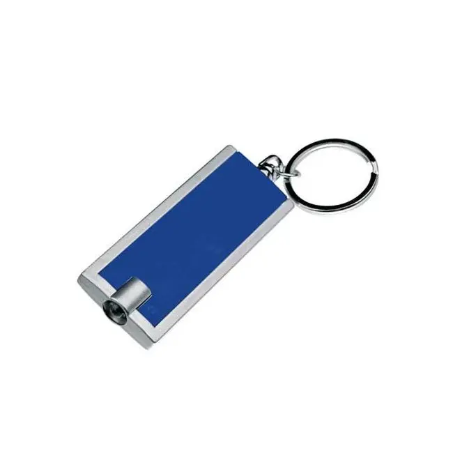 Брелок-ліхтарик пластиковий Серебристый Синий 4395-02