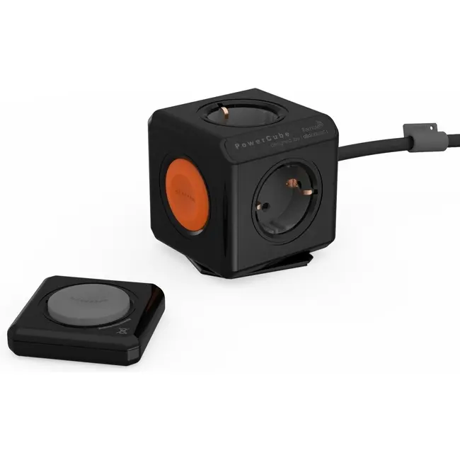 Комплект 'Allocacoc' 'PowerCube Extended Remote SET' с пультом и креплением Черный Серый Оранжевый 1554-02