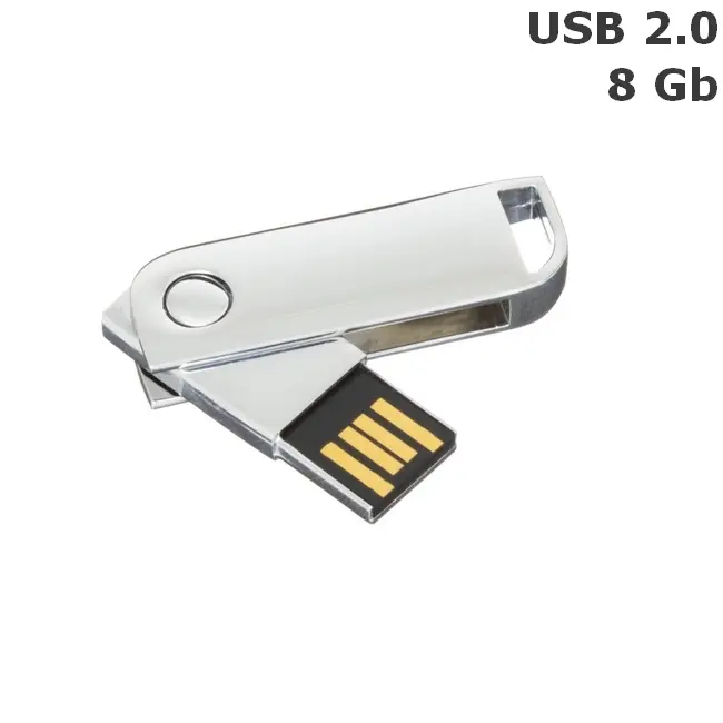 Флешка 'LAEF' 8 Gb USB 2.0 Серебристый 8661-01