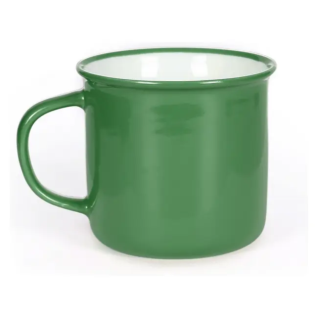 Чашка керамическая 'Marlin' 360 мл Зеленый Белый 10097-07