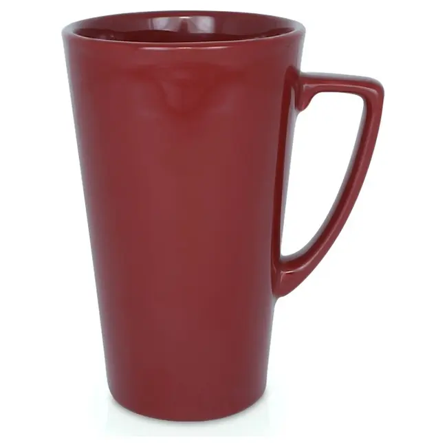 Чашка керамическая Chicago 450 мл Бордовый 1729-02