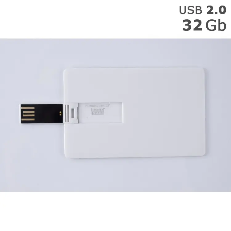 Флешка 'GoodRAM' 'Credit card' под логотип 32 Gb USB 2.0 Белый 4807-01