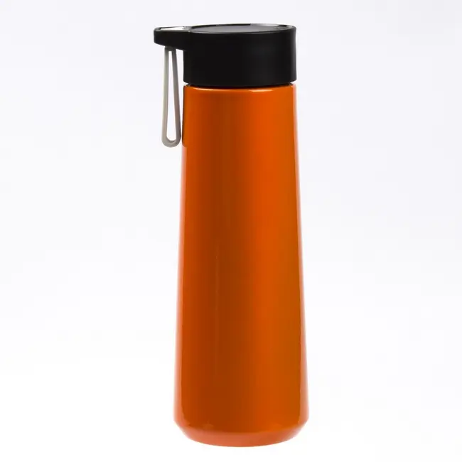 Термопляшка 'Kyoto' glossy 400 мл Оранжевый Черный 13779-04