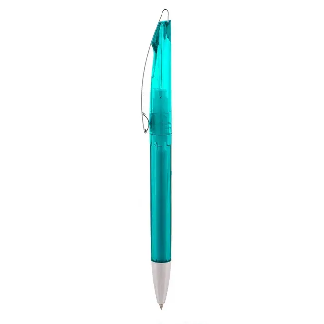 Ручка пластикова Серебристый Голубой 1875-05