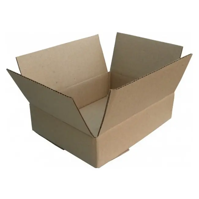 Коробка картонная Четырехклапанная 190х145х45 мм бурая Коричневый 10137-01